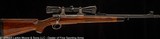 GRAHAM CUSTOM ALASKAN, (FN CUSTOM SPORTING RIFLE) .375 H&H, SWAROVSKI HABICHT 3-10X42 SCOPE IN QD RINGS, ENGRAVED, PRETTY WOOD - Image 4 of 8