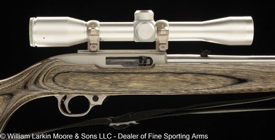 RUGER MODEL 10/22 STAINLESS LAMINATE BUSHNELL SPORTVIEW 4X SCOPE - Image 3 of 6