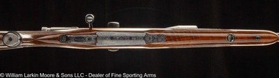 MAUSER 1909 CUSTOM RIFLE 6.5-06 CAL., KAHLES HELIA 3 4-12X44 SCOPE, ENGRAVED W/ PRETTY WOOD - Image 7 of 8
