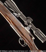 MAUSER 1909 CUSTOM RIFLE 6.5-06 CAL., KAHLES HELIA 3 4-12X44 SCOPE, ENGRAVED W/ PRETTY WOOD - Image 1 of 8