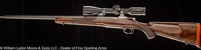 MAUSER 1909 CUSTOM RIFLE 6.5-06 CAL., KAHLES HELIA 3 4-12X44 SCOPE, ENGRAVED W/ PRETTY WOOD - Image 4 of 8