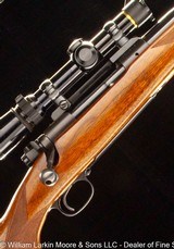 WINCHESTER PRE-64 MODEL 70 .375 H&H, LYMAN RECEIVER SIGHT, LEUPOLD VXII 1.5-5X SCOPE