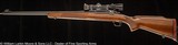 WINCHESTER PRE-64 MODEL 70 .375 H&H, LYMAN RECEIVER SIGHT, LEUPOLD VXII 1.5-5X SCOPE - Image 3 of 5