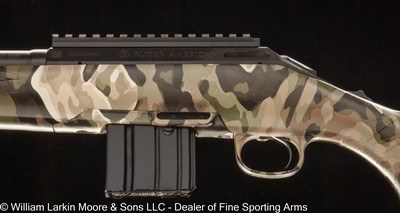 RUGER AMERICAN CUSTOM CAMO .300 BLK-OUT TIMNEY TRIGGER ANIB - Image 3 of 7