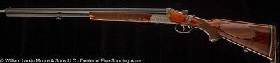 AUSTRIAN DRILLING IMPORTED BY CALIF. ARMS CO. 16 GA./ 7X57 GAME SCENE ENGRAVED - Image 4 of 6