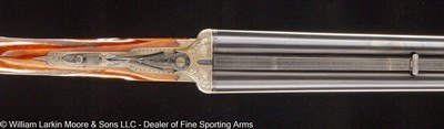 AUSTRIAN DRILLING IMPORTED BY CALIF. ARMS CO. 16 GA./ 7X57 GAME SCENE ENGRAVED - Image 6 of 6