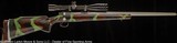 ATKINSON & MARQUART RIFLE CO. CUSTOM REMINGTON 722 .308 CAL, STAINLESS BBL., CAMO SYTHETIC STOCK, WEAVER T10-10X SCOPE - Image 3 of 7