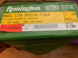 Remington 1100 Special Field 12 Gauge 21” Remchoke Barrel With 2 Tubes 99+% Condition - 6 of 6