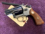 Smith & Wesson Chiefs Special Target Model 38 Special Pre Model 36, 2” Barrel With Adjustable Rear Target Sights, shipped in 1961, Excellent Condition - 2 of 7