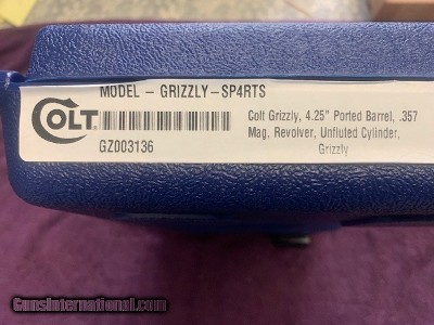 Colt Grizzly 357 Magnum - Image 4 of 4