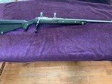 Ruger 77/22 Boat Paddle Stock With Green Inserts