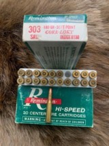 303 Savage 180 Grain Soft Point Remington Core- Lokt $60 Per Box - 1 of 1