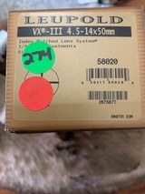 Leupold VX- III 4.5 -14x 50 MM Silver - 7 of 7