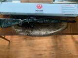 Ruger 77/ 357 Magnum Blue / Camo 18 1/2” Threaded Barrel New in Box - 1 of 6