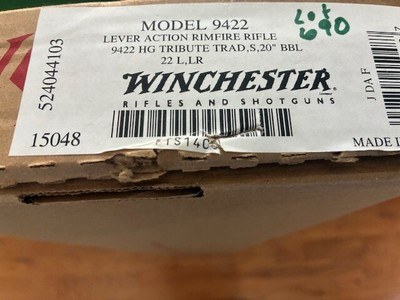 Winchester 9422 Final Tribute High Grade 22 LR 20” Barrel Traditional New in Box $2999 - Image 11 of 11