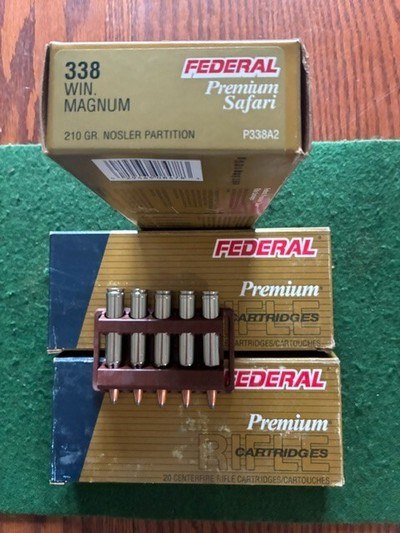 Federal Premium Safari 338 Win Mag - Image 1 of 1