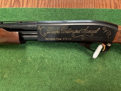 Remington 870 LW Wingmaster 20 Gauge Ducks Unlimited Special - Image 3 of 11