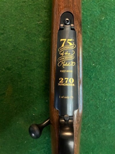 Winchester Model 70 270 Win 75 Anniversary of M- 70 - Image 2 of 13