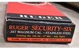 RUGER ~ SECURITY-SIX ~ .357 MAGNUM - 7 of 8