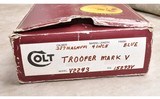 COLT ~ TROOPER MKV ~ .357 MAGNUM - 8 of 9