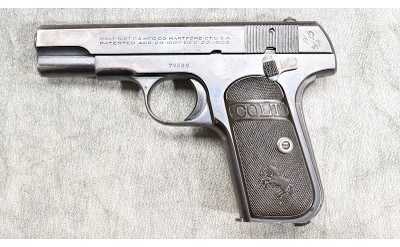 COLT ~ MODEL 1908 ~ HAMMERLESS ~ .380 ACP - Image 2 of 6