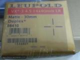 New Leupold VX-3 4.5-14X40mm LR Mattie-30mm Duplex Rifle Scope 66410 - 1 of 2