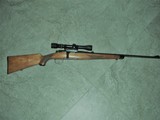 1950 Mannlicher Schoenauer Rifle 270 Winchester, Redfield 2x-7x Scope, Griffin & Howe QD Mount - 1 of 15
