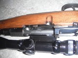 1950 Mannlicher Schoenauer Rifle 270 Winchester, Redfield 2x-7x Scope, Griffin & Howe QD Mount - 11 of 15
