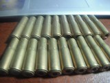 43 Spanish Dominion brass casings, boxer primer, 20ea. History unknown - 1 of 1