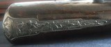 Pin fire 12ga exquisitely chisel engraved E. Bernard double barrel shotgun in astonishingly excellent condition throughout - 8 of 15