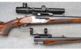 Krieghoff Classic Lefthand Double Rifle ~ Two Barrel Set ~ .500/.416 & 9.3x74R - 2 of 9