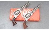 Ruger ~ Old Army ~ Stainless/Rosewood ~ Sequentially Numbered Pair
~ .45 Percussion - 1 of 2
