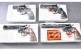 Colt Pythons ~ Set of Four ~ .357 Magnum - 1 of 4