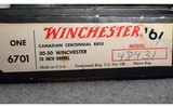 Winchester ~ Model 94 " Canadian Centennial 1867-1967" Rifle ~ .30-30 Win. - 2 of 14
