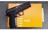 Sig Sauer ~ Model P226 ~ 9MM Para - 1 of 6