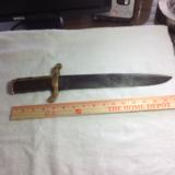 Civil War 1861 Marked Dahlgren Bowie Knife - 1 of 14