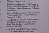 Civil War Identified Spencer to KIA - 11 of 15