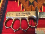 Converted WW I 1918 Trench Knife with US M3 Case WW II Blade - 3 of 12