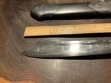German WW 2 Hewer Enlisted Man’s Knife with Scabbard - 2 of 14