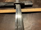 German WW 2 Hewer Enlisted Man’s Knife with Scabbard - 6 of 14
