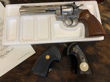 Colt Python, Cal. .357 Magnum, Brushed Stainless, 1983 Vintage K9---1 S/N, 6 Inch Barrel - 9 of 12