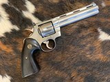 Colt Python, Cal. .357 Magnum, Brushed Stainless, 1983 Vintage K9---1 S/N, 6 Inch Barrel - 10 of 12