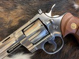 Colt Python, Cal. .357 Magnum, Brushed Stainless, 1983 Vintage K9---1 S/N, 6 Inch Barrel - 1 of 12