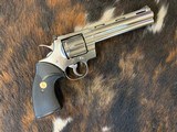 Colt Python, Cal. .357 Magnum, Brushed Stainless, 1983 Vintage K9---1 S/N, 6 Inch Barrel - 11 of 12