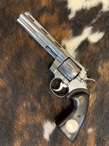 Colt Python, Cal. .357 Magnum, Brushed Stainless, 1983 Vintage K9---1 S/N, 6 Inch Barrel - 3 of 12