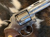 Colt Python, Cal. .357 Magnum, Brushed Stainless, 1983 Vintage K9---1 S/N, 6 Inch Barrel - 4 of 12