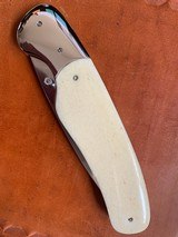 "Gavin Dickerson" Mammoth Ivory Custom Lockback Folder - 2 of 13