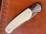 "Gavin Dickerson" Mammoth Ivory Custom Lockback Folder - 11 of 13