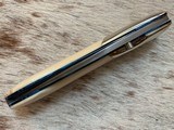 "Gavin Dickerson" of S. Africa Custom "Damascus" Lockback Folder with Mastodon Ivory Scales! - 8 of 11