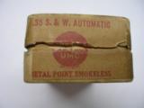 REMINGTON - UMC 2 PIECE BOX OF .35 SMITH & WESSON AUTOMATIC SMOKLESS CARTRIDGES - 7 of 8